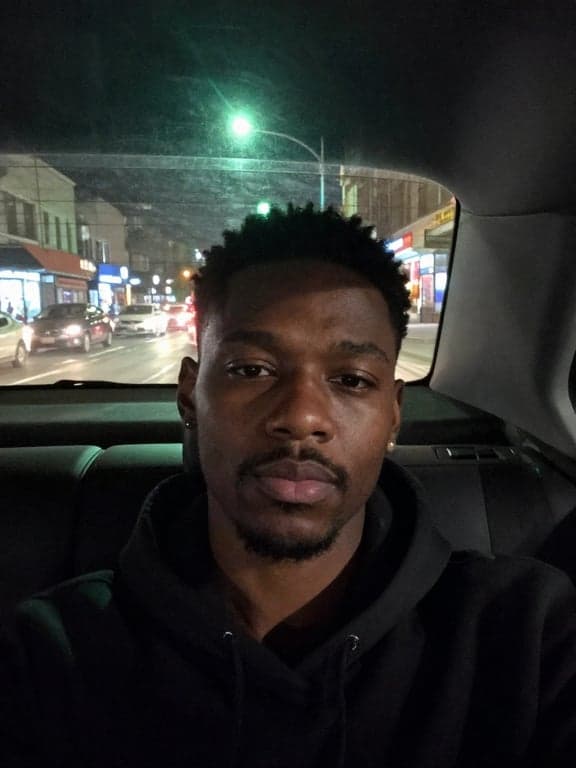 Convert this moody car selfie ...