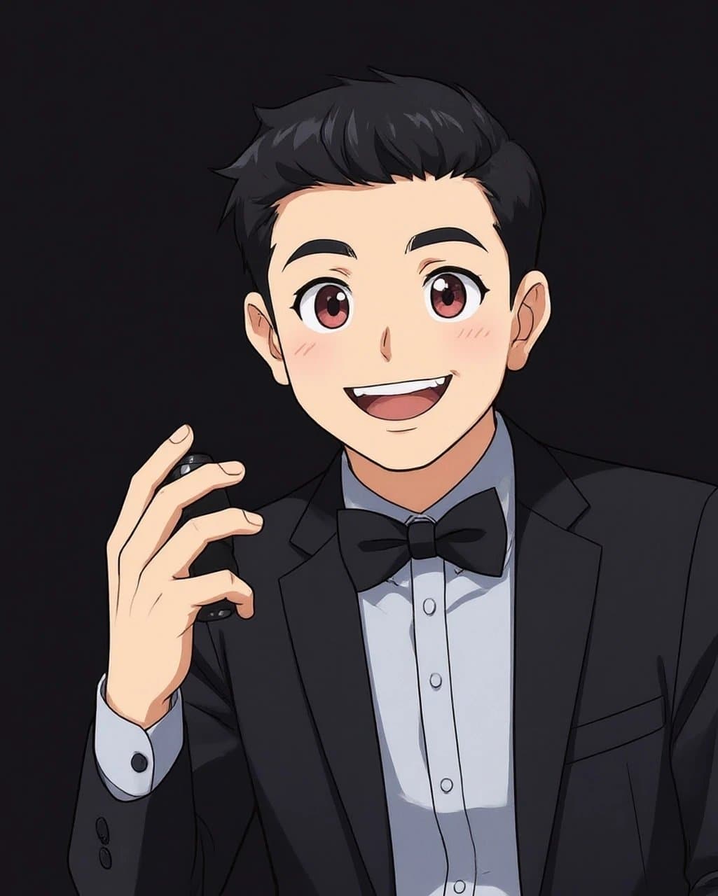 AI chibi maker after transformation - studio portrait with chibi art transformation