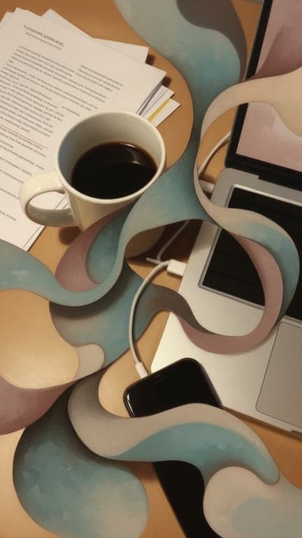 Convert the entire desk scene ...