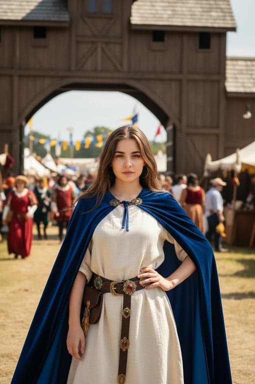renaissance festival outfits filter before photo - natural portrait in everyday unisex clothing with any simple setting