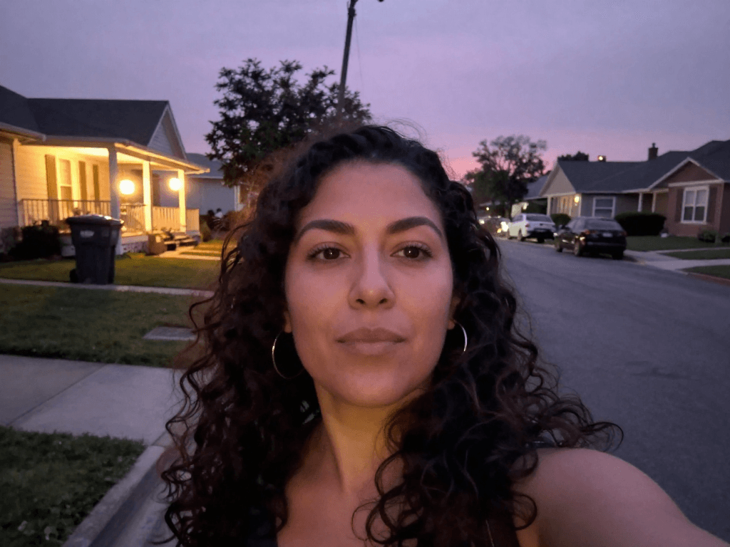 Convert this selfie into a cle...