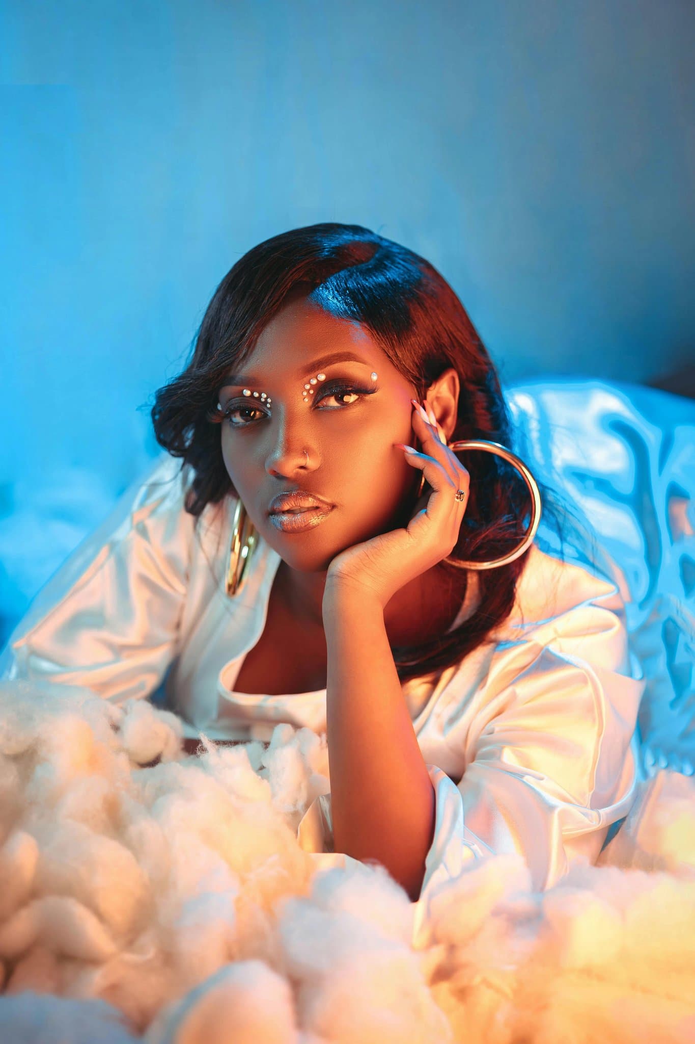 AI Powerpuff yourself filter after transformation - fashion portrait recreated as Powerpuff character