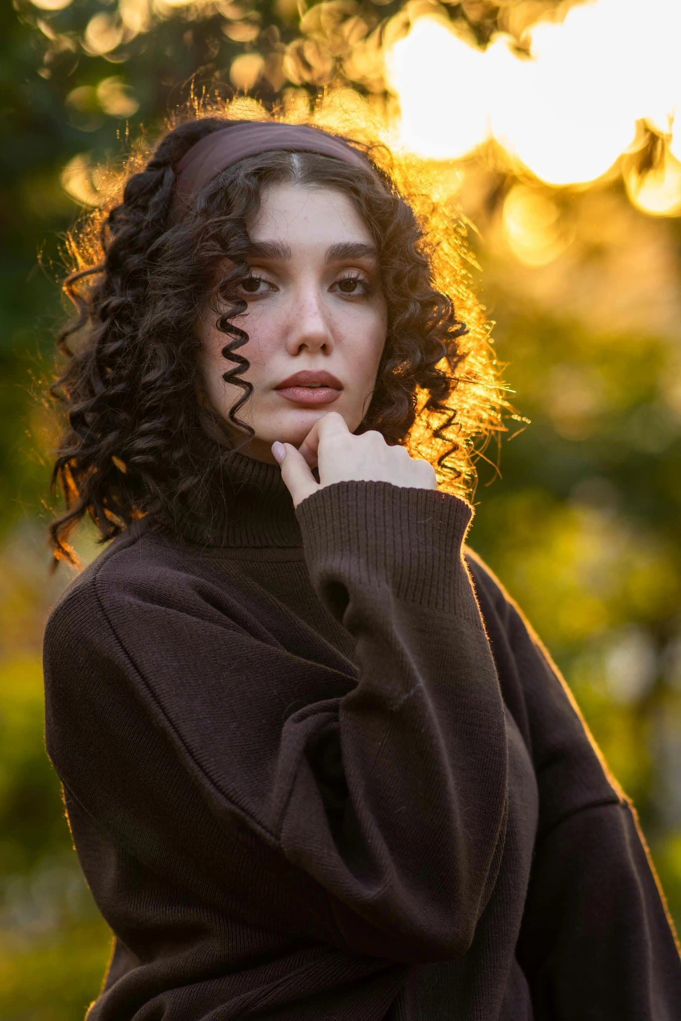 AI negative image filter before photo - outdoor photo before AI negative processing