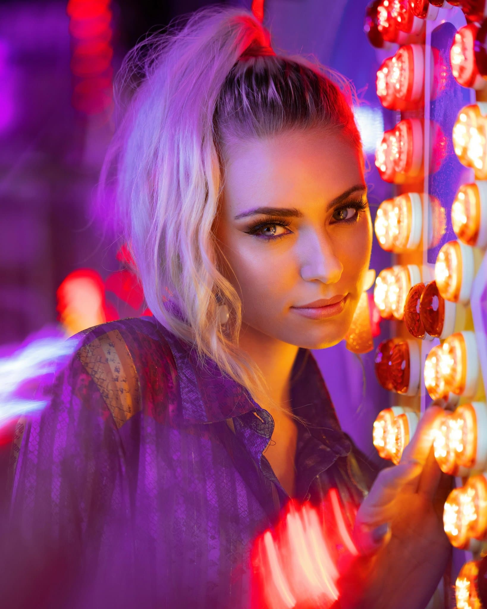 AI negative image filter before photo - full body photo before inverse color transformation