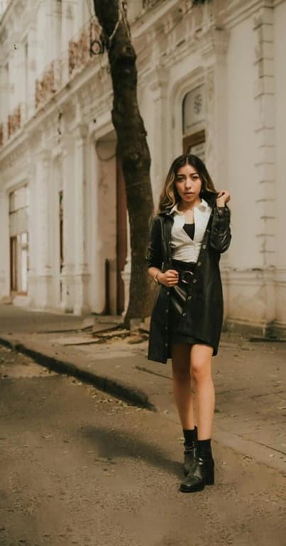 a portrait of a woman transformed into a sporty one-piece swimsuit, standing on a diving board with clean background