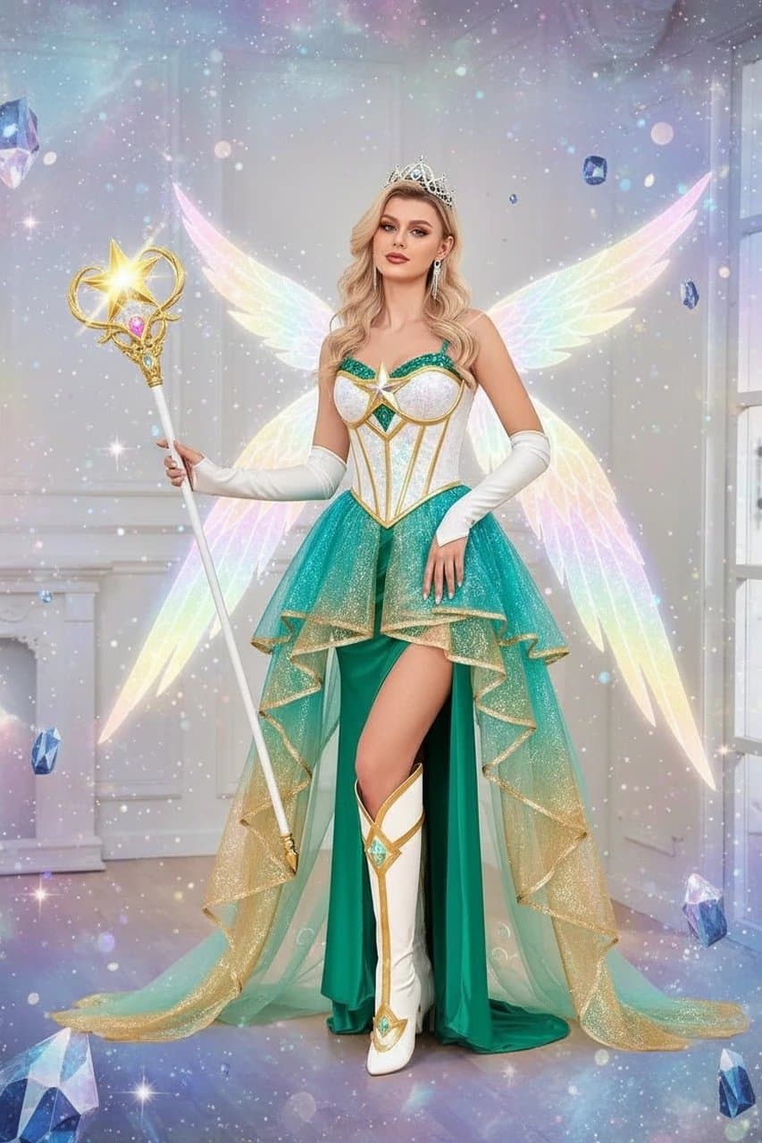 AI Hoshino outfit filter after transformation - selfie with virtual Hoshino costume design