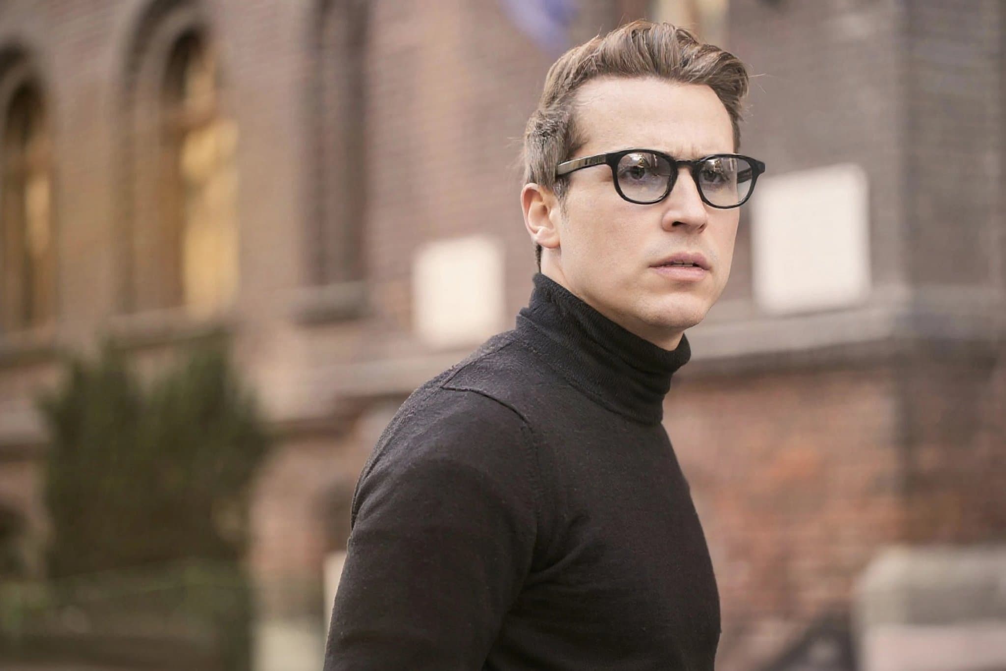 AI no beard filter after transformation - full body portrait without beard using AI no beard effect