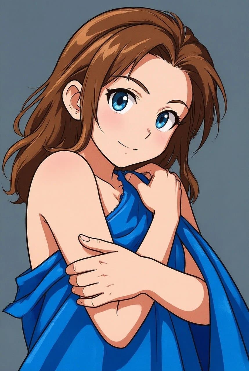 AI chibi maker after transformation - creative photo with AI generated chibi design