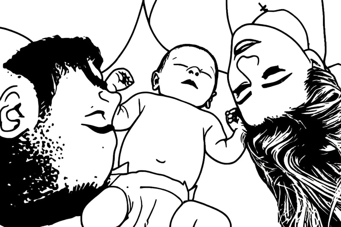 AI stencil maker after transformation - studio photo rendered in stencil effect