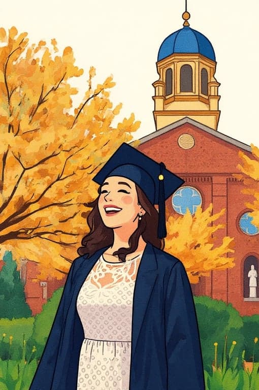AI photo to cartoon style after pic - cartoon style of graduation photo