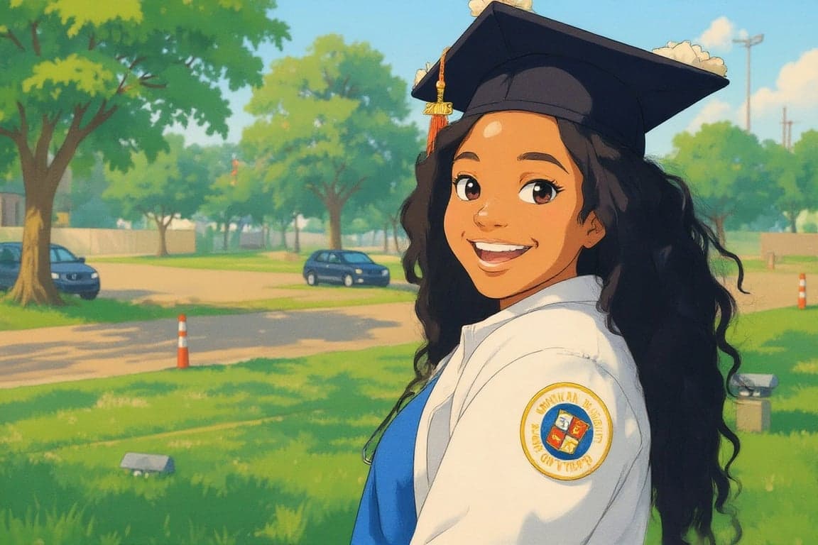 AI Ghibli style filter after transformation - photo converted into Studio Ghibli painting look