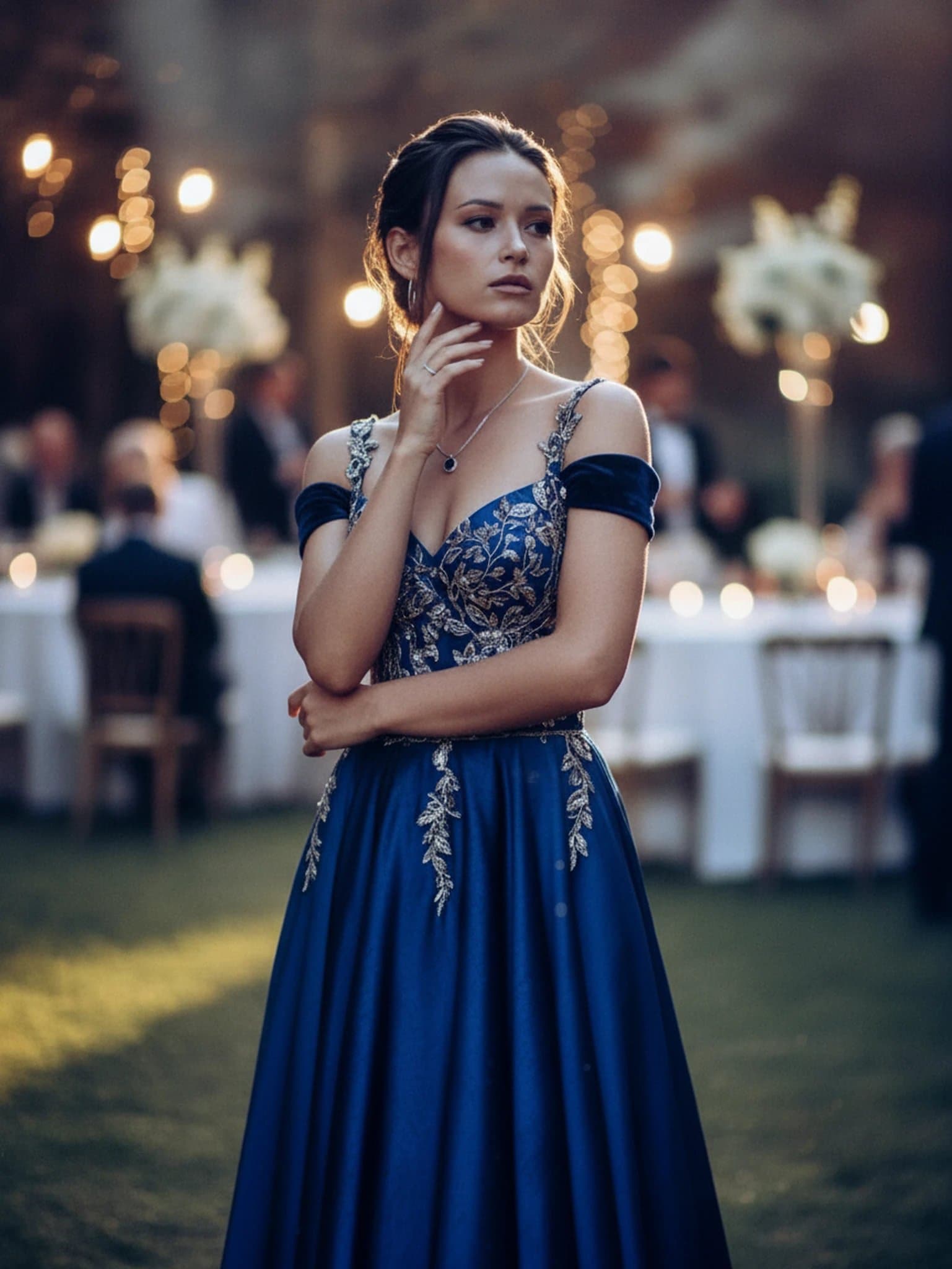 Party Clothes Ladies filter after transformation - portrait styled in elegant ladies party outfit