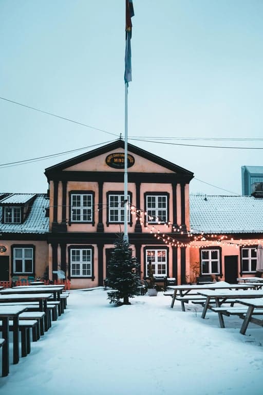 A ceremonial flag for a historical reenactment group: a medieval-style banner with a heraldic beast, frayed edges effect, and rich, historically accurate dyes (ochre, vermilion).