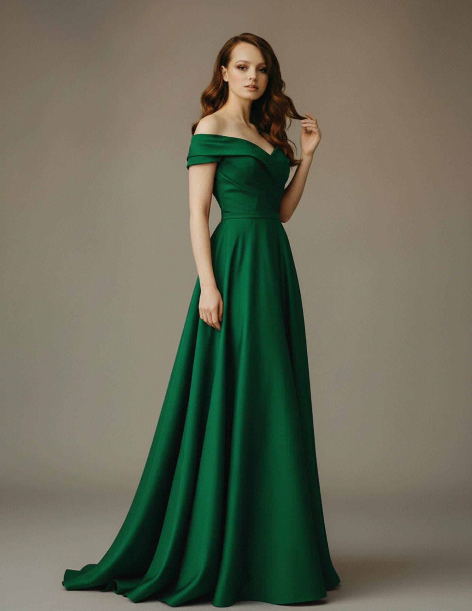 Red Carpet Dresses filter after transformation - portrait styled in timeless red carpet fashion