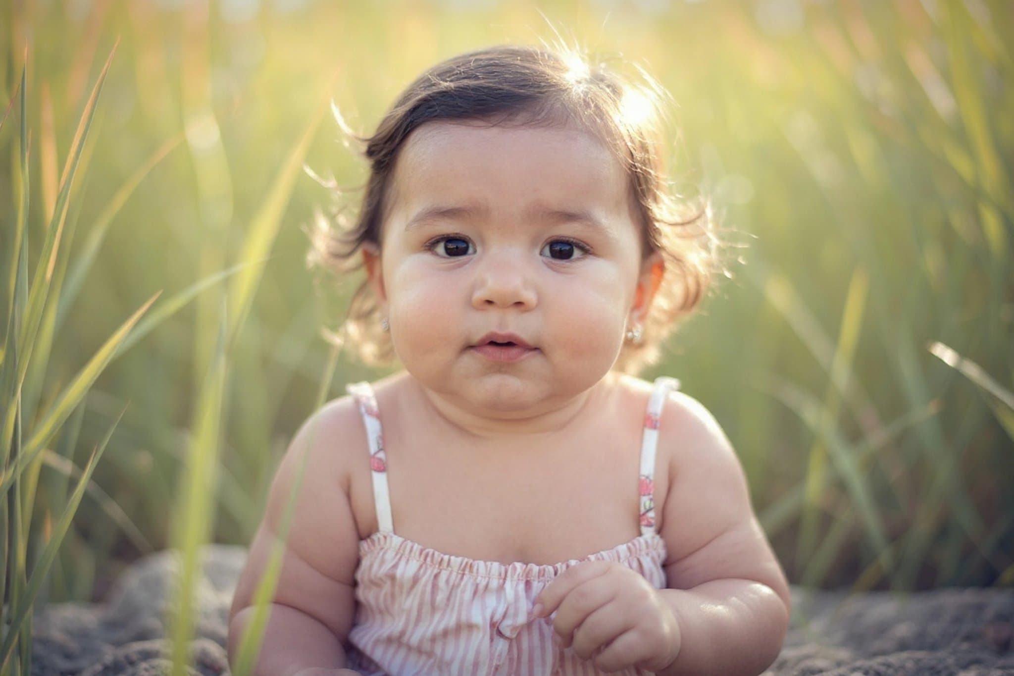 AI baby filter after transformation - creative photo with AI generated baby look