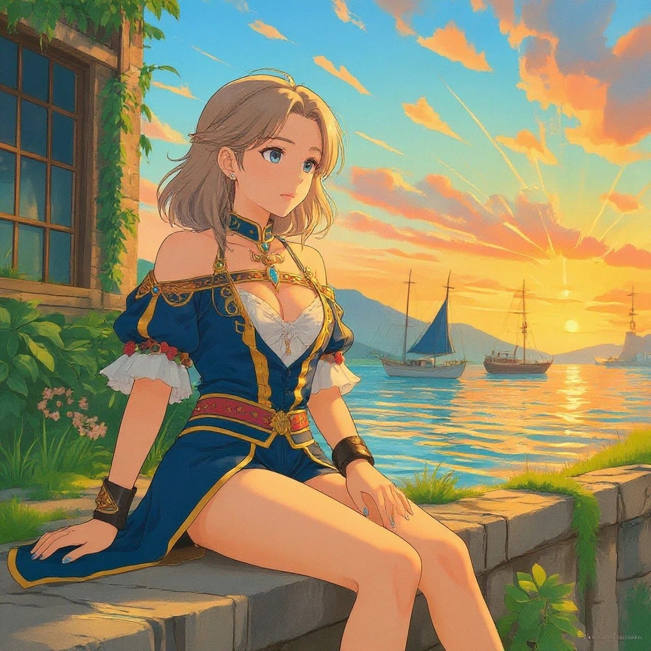 AI cartoon to realistic filter before photo - fashion cartoon portrait before real-life enhancement