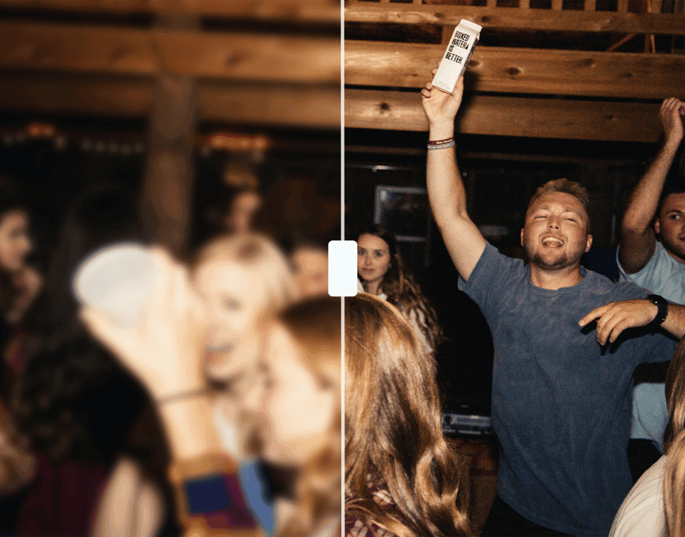 Photo restoration example