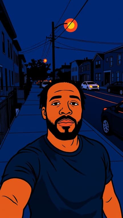 Transform this entire photo in...