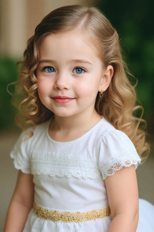 AI eye color changer after transformation - portrait with blue eye color effect