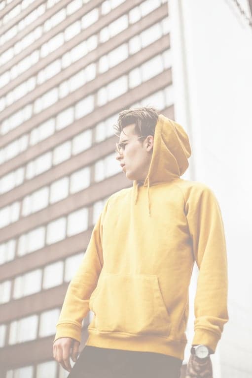 a portrait of a man, light and airy edit, soft light filter, bright exposure, clean whites, soft color palette.