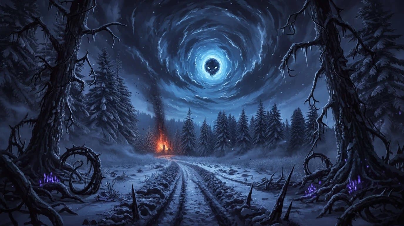 Photo to illustration after transformation - image rendered with fantasy art style