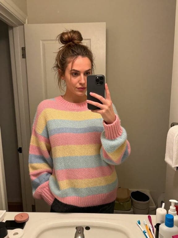 Convert this casual bathroom m...