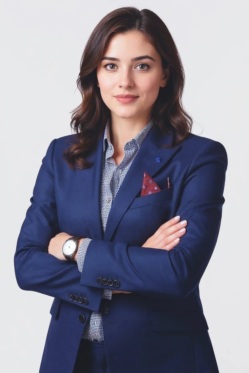 AI gender swap before photo - influencer style adult portrait