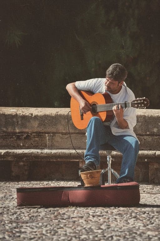 a portrait of a person enhanced with an old camera photo look, featuring noticeable film grain, reduced sharpness, muted colors, uneven contrast, and a nostalgic aged-camera feel