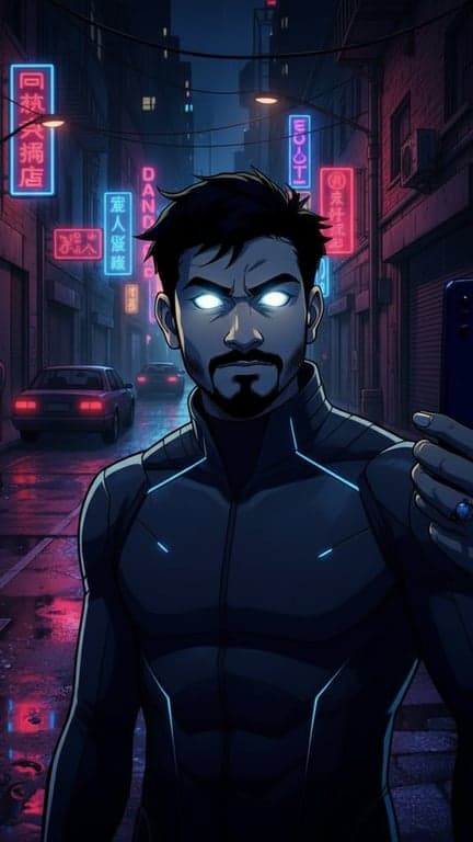 Convert this moody street snap...