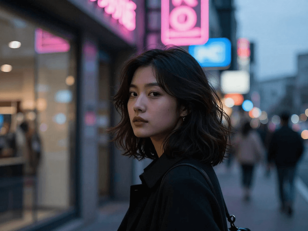 Transform her wavy lob into a ...