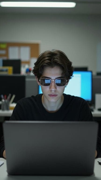 Add minimalist, thin-frame sun...