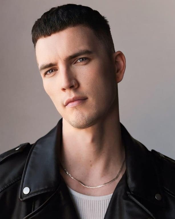 AI bald filter before photo - everyday style with natural hair