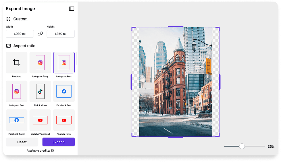 Kaze AI image extender guide
