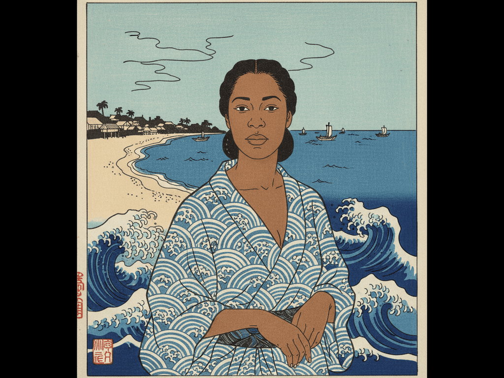 Transform this entire image in...