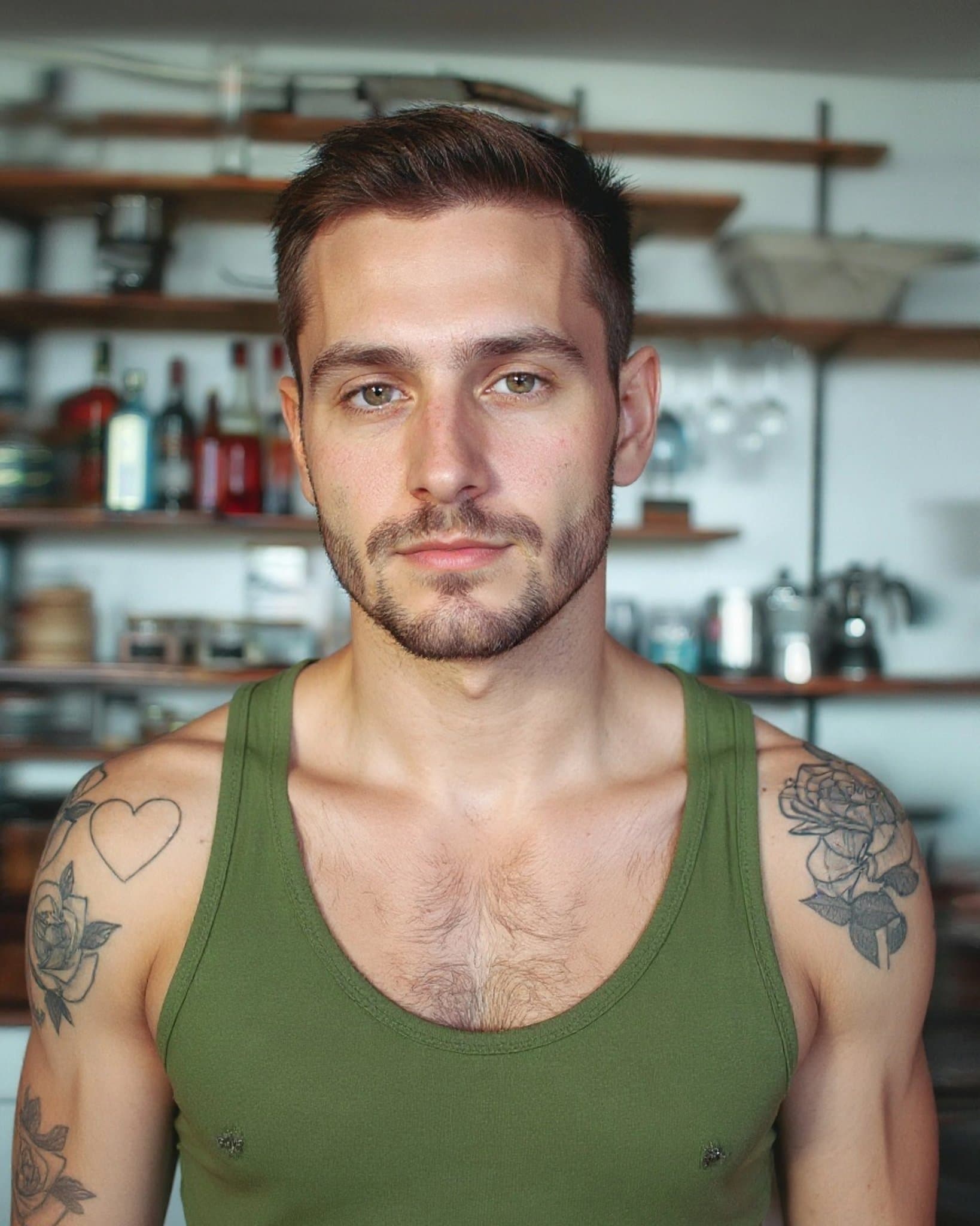 AI gender swap filter after transformation - influencer photo with AI gender swap look