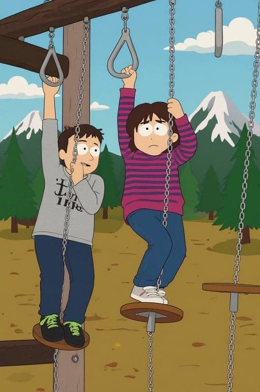 AI South Park character filter after transformation - creative portrait with South Park cartoon effect