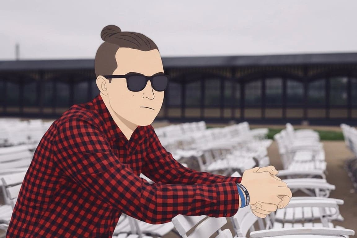 AI South Park character filter after transformation - selfie transformed into South Park avatar look