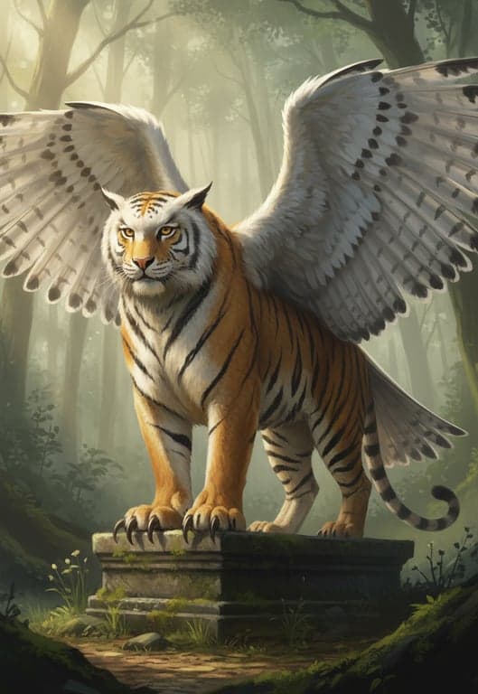 a semi-realistic animal hybrid illustrated as if it evolved naturally, with cohesive body proportions, biologically consistent anatomy, smooth transitions between inherited traits, restrained realism, and a visually comfortable wildlife concept appearance