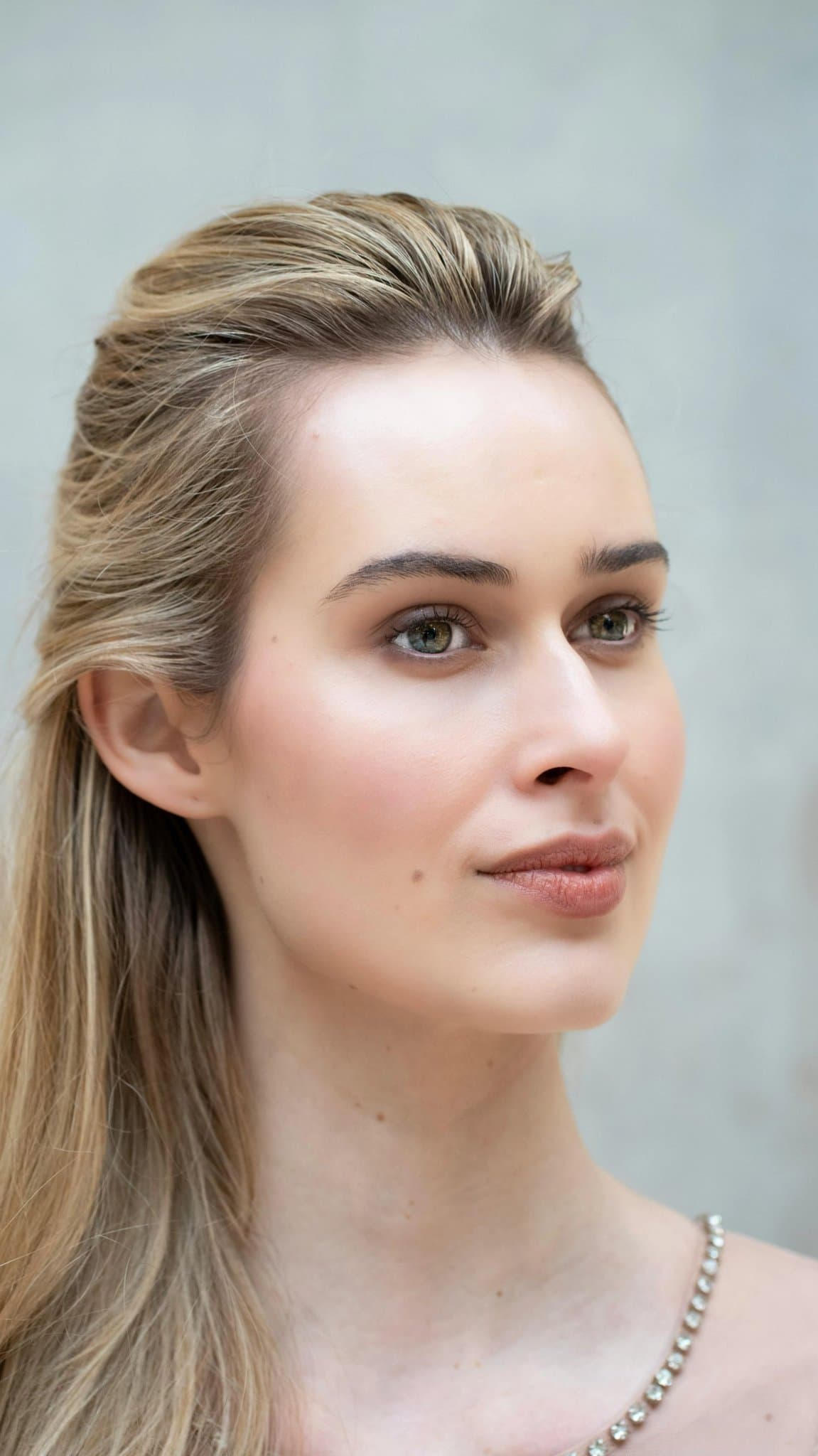 AI skin color changer after transformation - full body photo with AI changed skin color