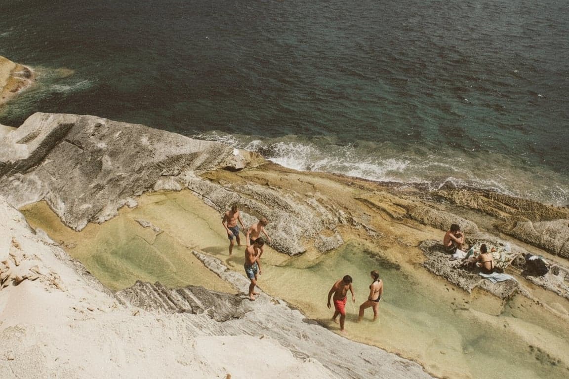 AI vintage filter after photo - vintage style of Summer at Spain