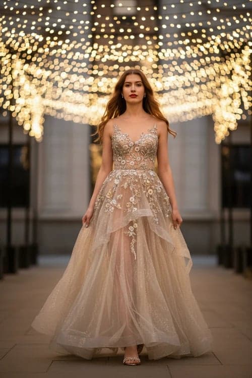 Celebrity Outfits filter after transformation - portrait styled as candid paparazzi-style celebrity fashion moment