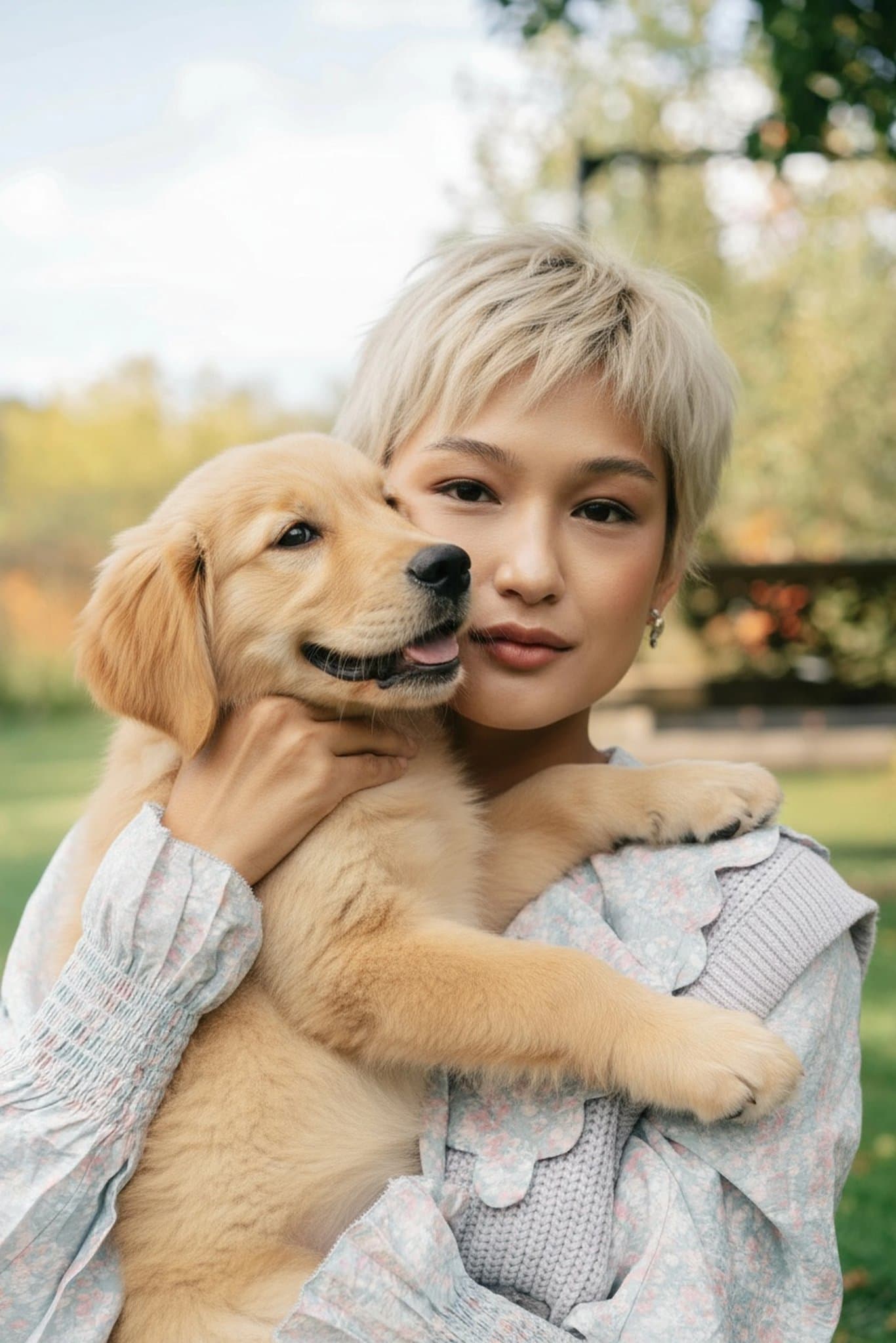 AI face swap filter after transformation - creative portrait featuring swapped facial characteristics