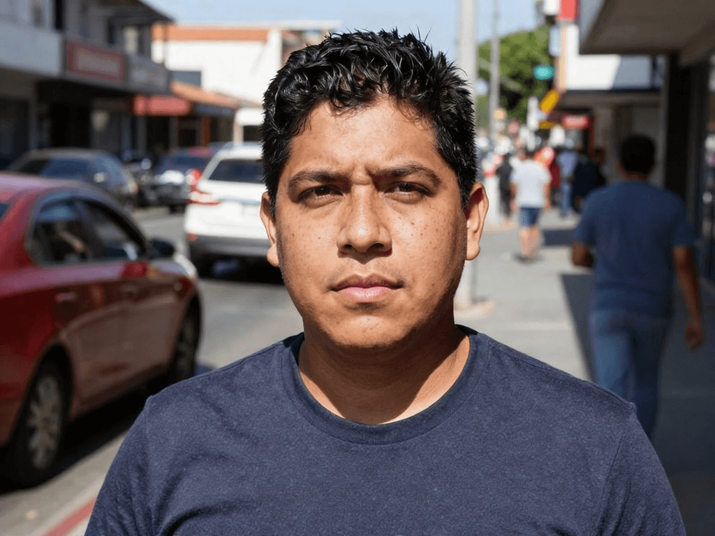 Preserve the busy street backg...