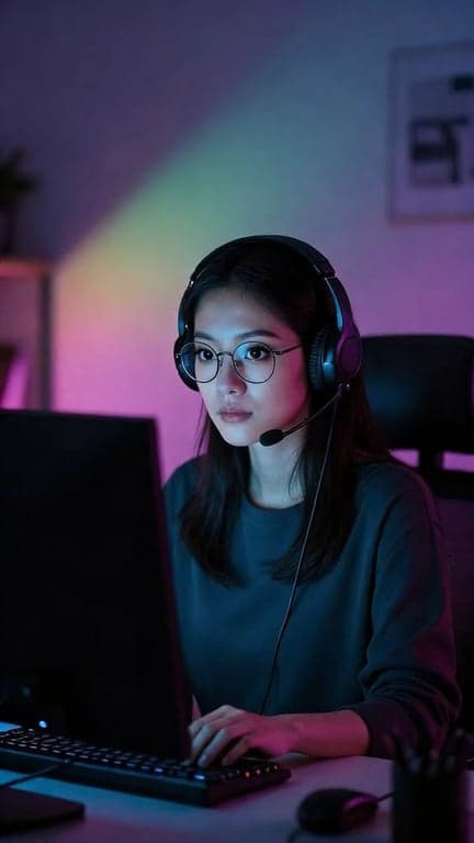 Apply a stylized black eye fil...