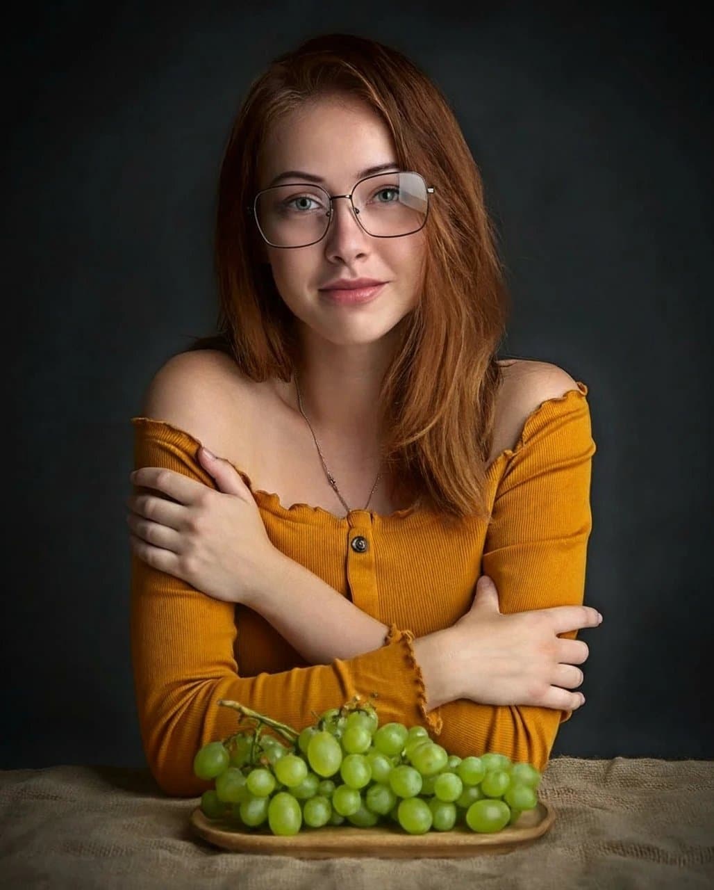 AI add glasses filter after transformation - selfie with virtual glasses added by AI