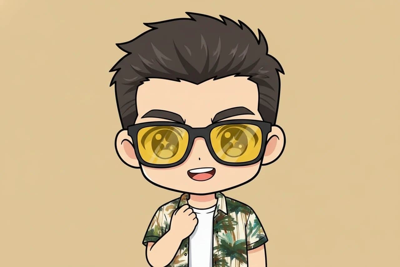 AI chibi maker after transformation - selfie turned into AI chibi avatar artwork