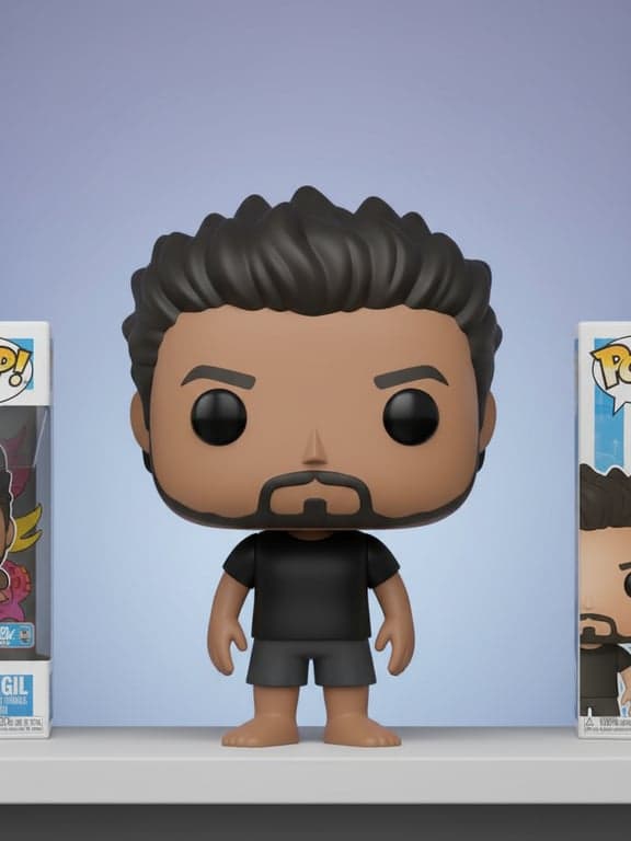 Reimagine the man as a Funko P...