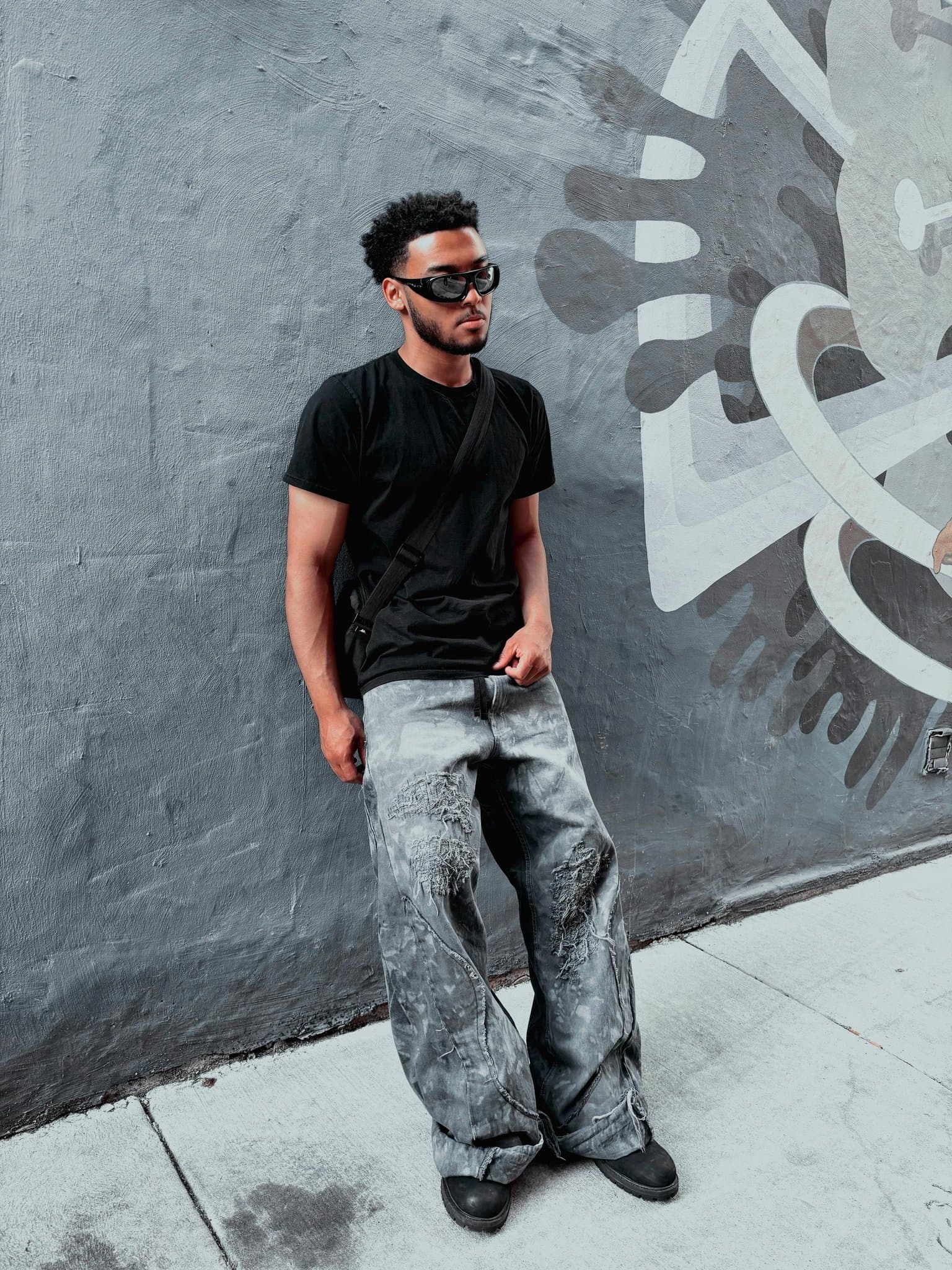 AI gender swap filter before photo - portrait in original gender appearance